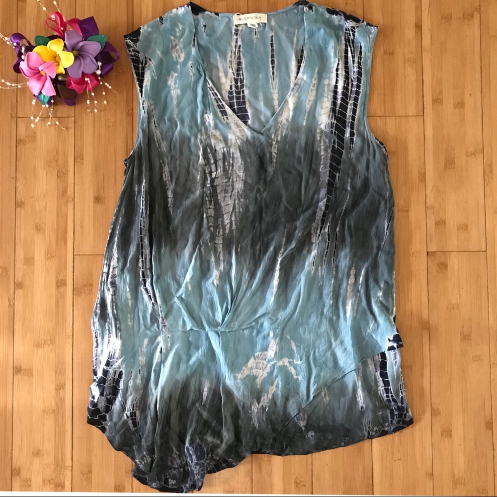 2/$20.00 Moon & Sky tie dye tee